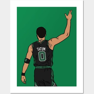 Jayson Tatum For Three Posters and Art